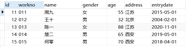 分页查询